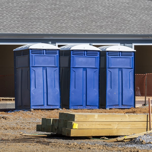 how do you dispose of waste after the porta potties have been emptied in Maxwell